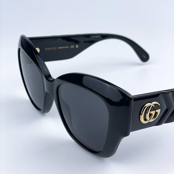 NEW Gucci GG0808S 001 Black Grey Cat Eye Women Sunglasses main image 14
